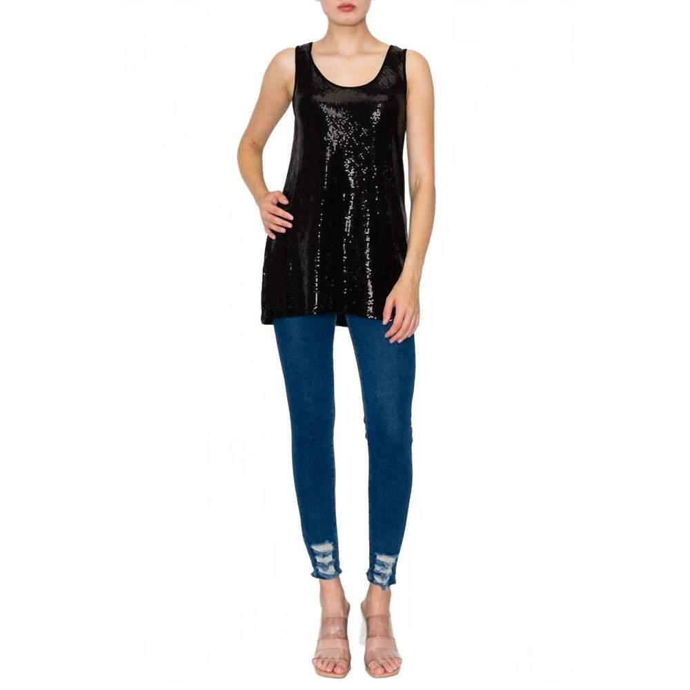 NEW ORIGAMI women's tank top in black